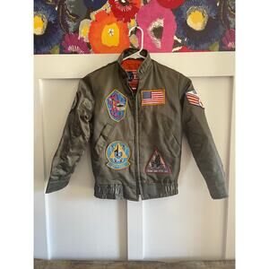 Vintage kids small Top Gun bomber jacket